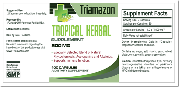 Triamazon_Label